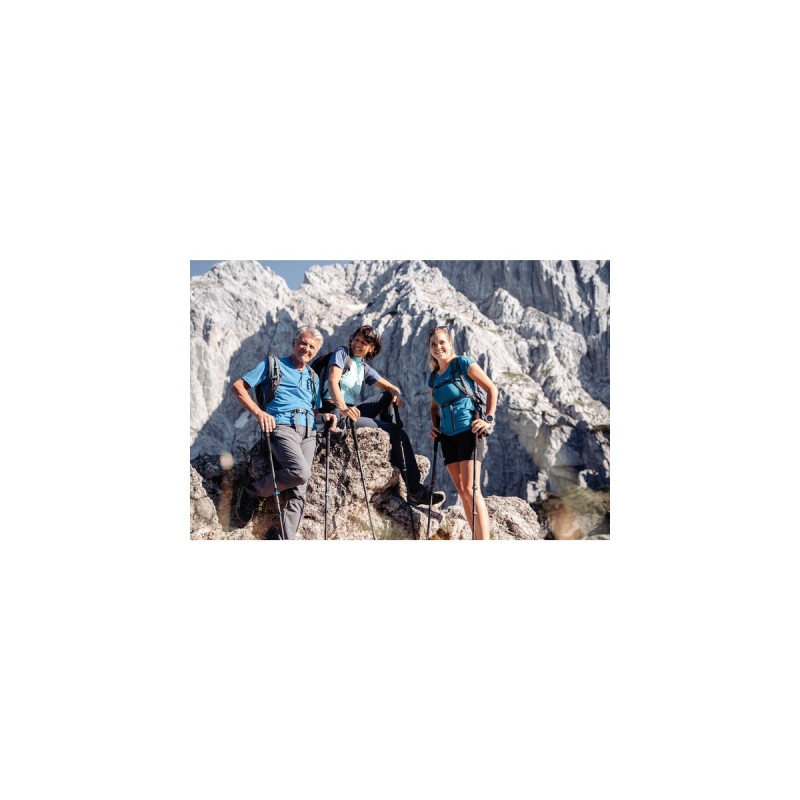 Komperdell Carbon C3 Pro, Fitnessgerät(schwarz/blau, 1 Paar, 105-140 cm)