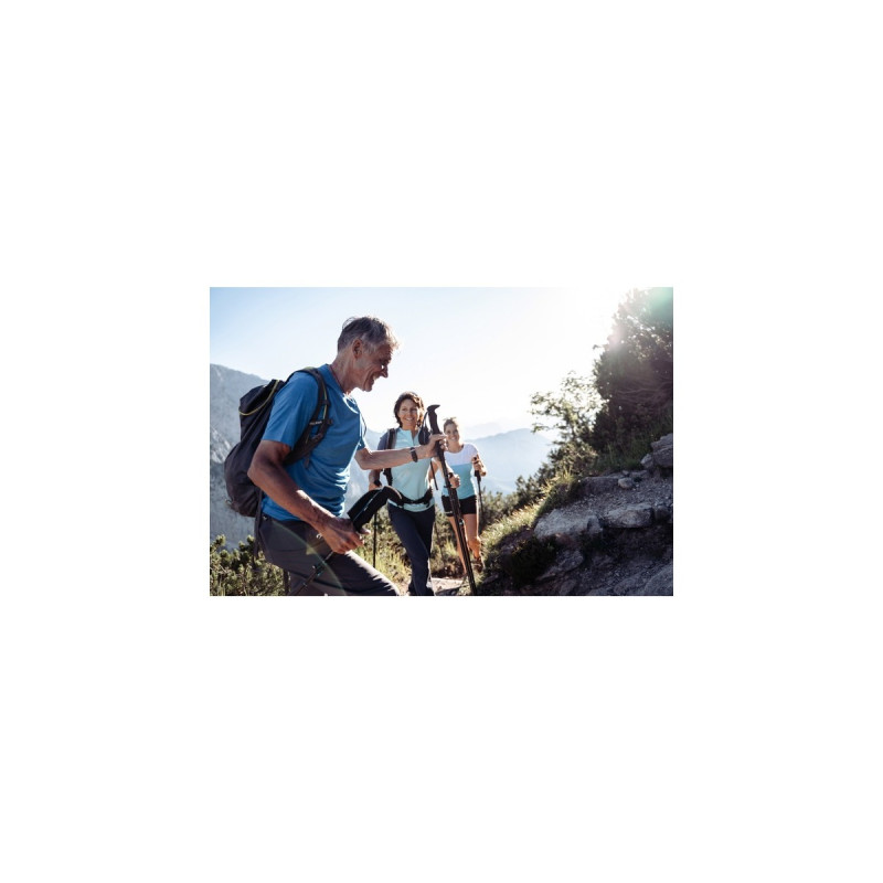 Komperdell Carbon .FXP Trail Foldable, Fitnessgerät(schwarz, 1 Paar, 135 cm, Click In-Schlaufe)