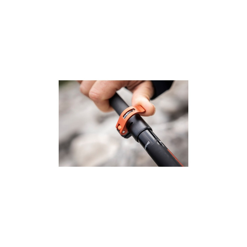 Komperdell Ridgehiker Cork Powerlock, Fitnessgerät(schwarz/silber, 1 Paar, 105-140 cm)