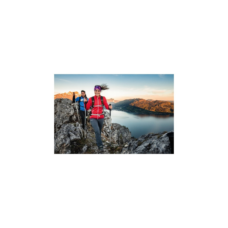 Komperdell Ridgehiker Cork Powerlock, Fitnessgerät(schwarz/silber, 1 Paar, 105-140 cm)