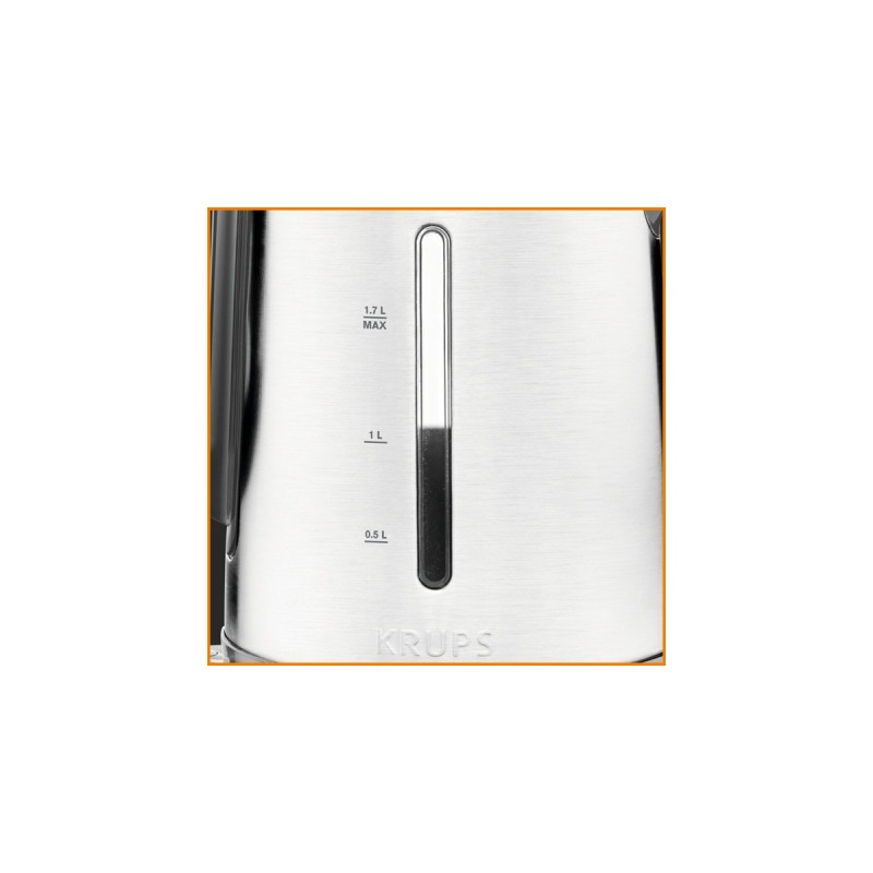 Krups Control Line BW 442D, Wasserkocher(silber/schwarz, 1,7 Liter)