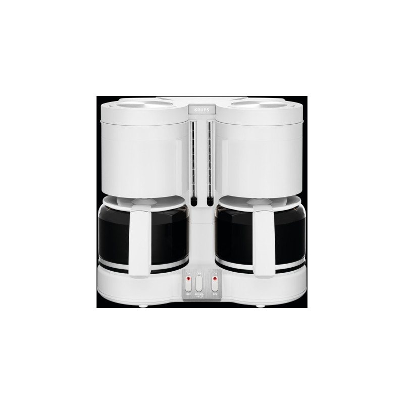 Krups Duothek Plus KM 8501, Filtermaschine(weiß)