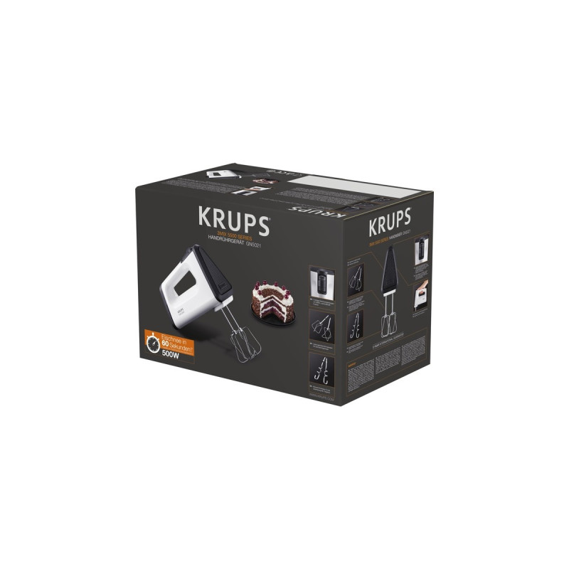 Krups Handmixer 3Mix 5500 GN5021(weiß/schwarz)
