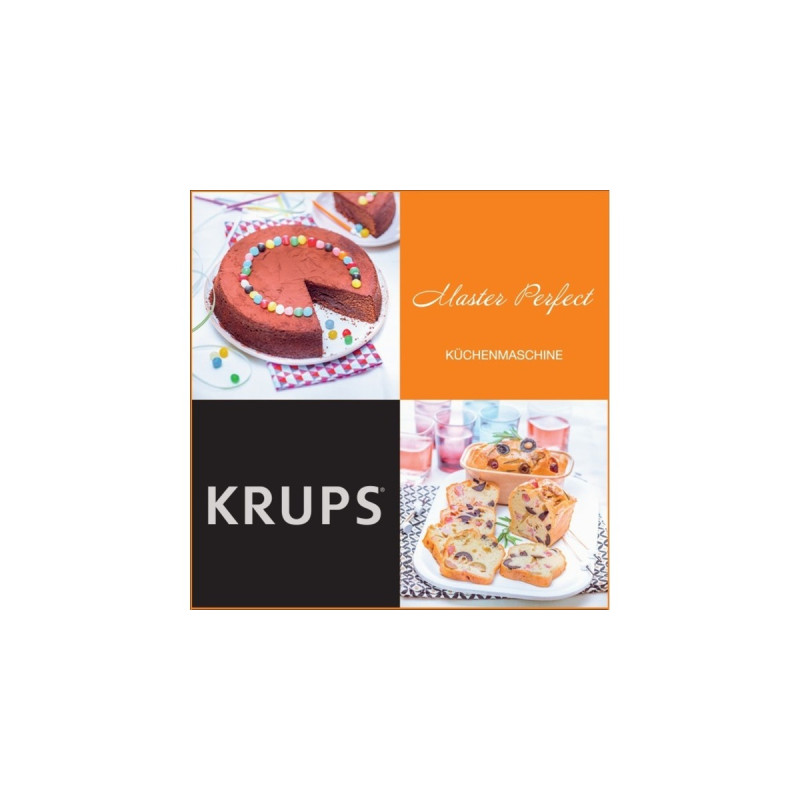 Krups Master Perfect Küchenmaschine KA3121(weiß/schwarz, 1.000 Watt)