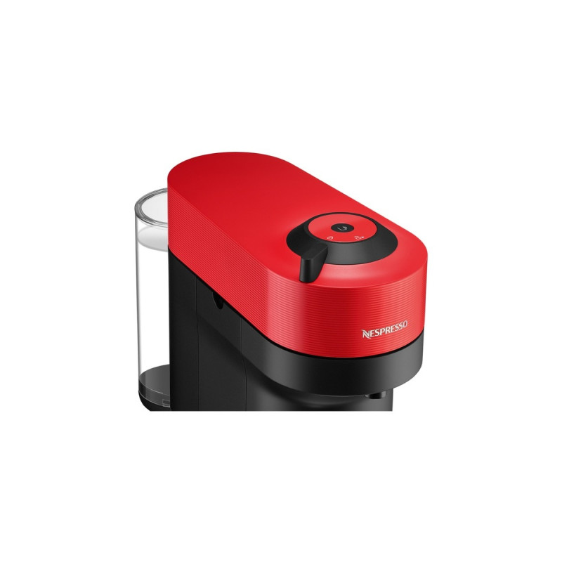 Krups Nespresso Vertuo Pop Spicy Red XN9205, Kapselmaschine(schwarz/dunkelrot)