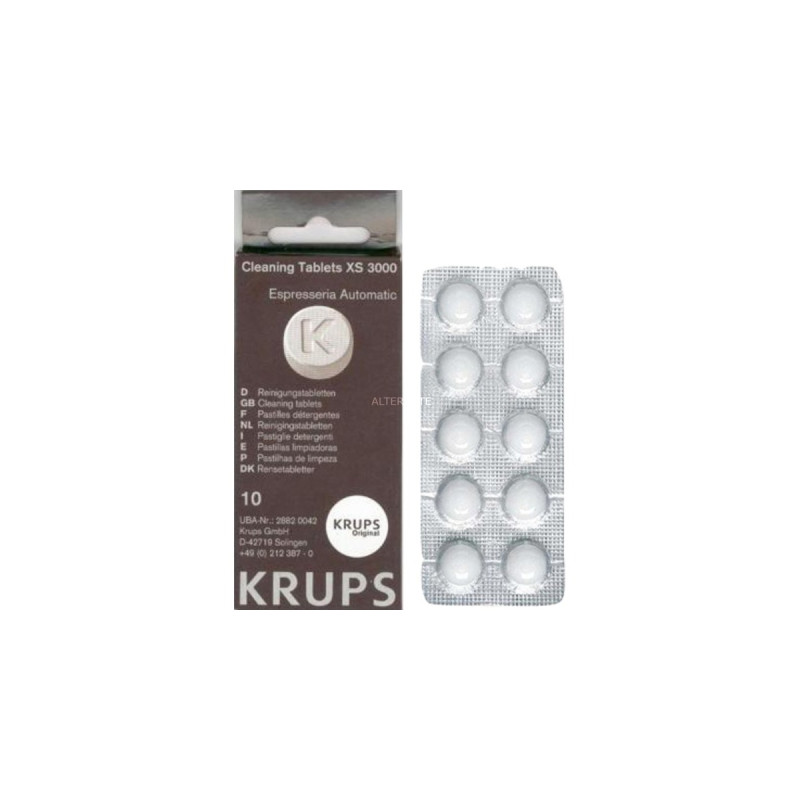 Krups Reinigungstabletten XS 3000, 10 Stück