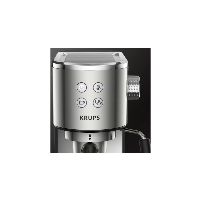 Krups Virtuoso XP442C, Espressomaschine(edelstahl/schwarz)