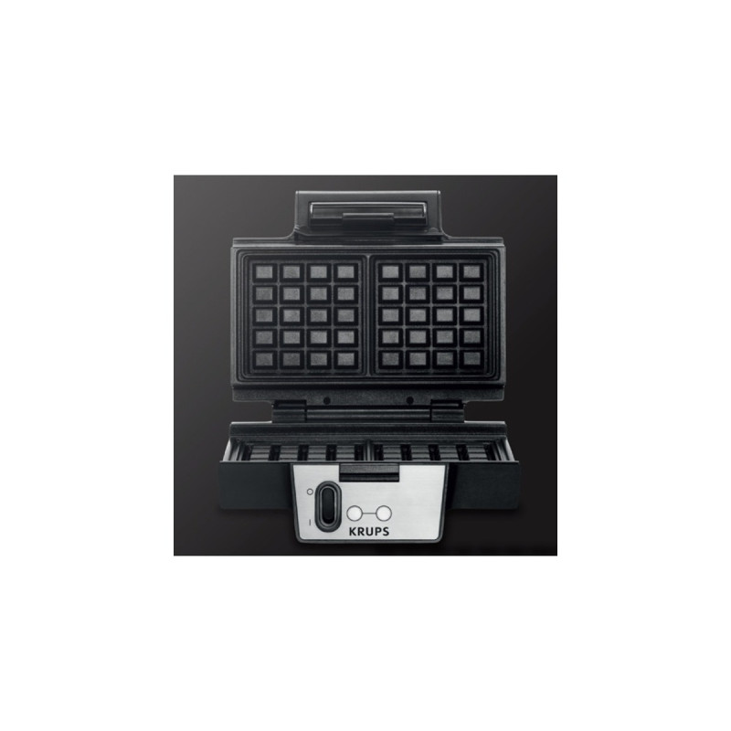 Krups Waffeleisen FDK251(edelstahl/schwarz, 850 Watt)