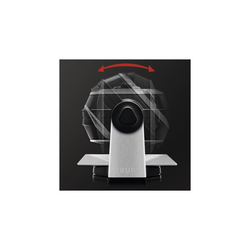 Krups Waffeleisen Professional FDD95D(edelstahl/schwarz, 1.200 Watt)