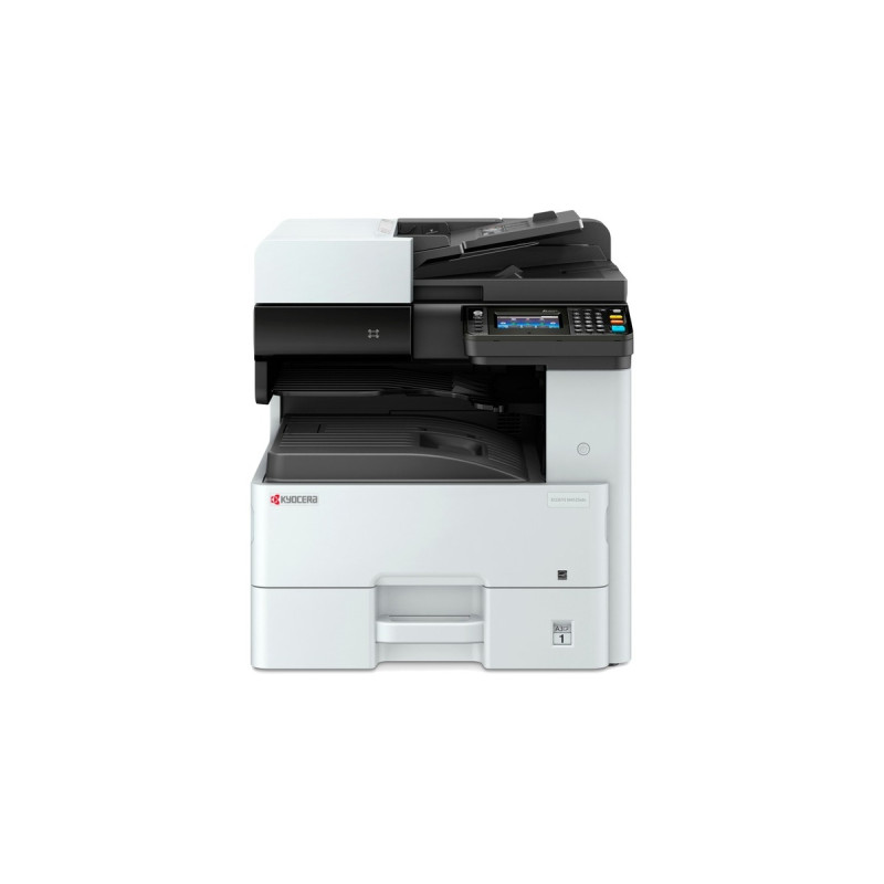 Kyocera ECOSYS M4125idn, Multifunktionsdrucker(grau/schwarz, USB, LAN, Kopie, Scan)