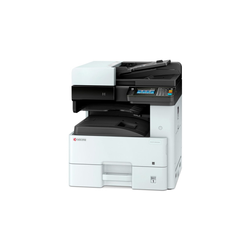 Kyocera ECOSYS M4125idn (inkl. 3 Jahre Kyocera Life Plus), Multifunktionsdrucker(grau/schwarz, USB, LAN, Kopie, Scan)