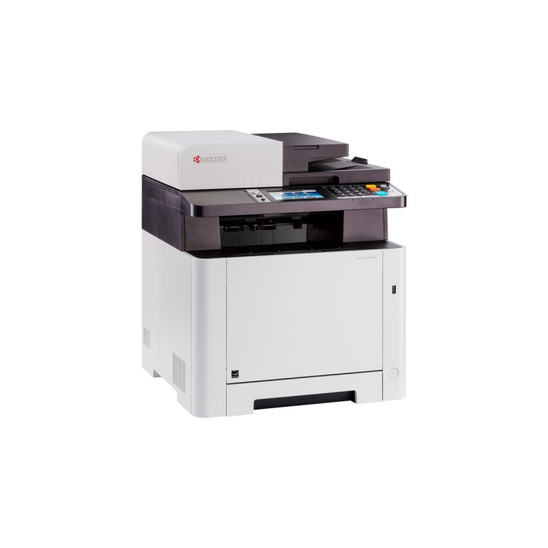 Kyocera ECOSYS M5526cdn (inkl. 3 Jahre Kyocera Life Plus), Multifunktionsdrucker(grau/schwarz, USB/LAN, Scan, Kopie, Fax)