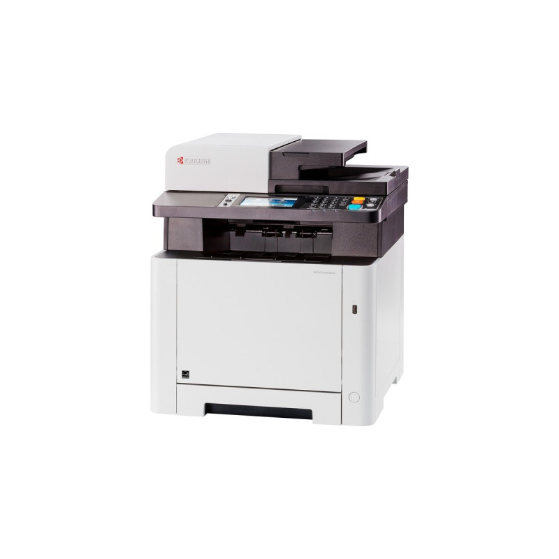 Kyocera ECOSYS M5526cdn (inkl. 3 Jahre Kyocera Life Plus), Multifunktionsdrucker(grau/schwarz, USB/LAN, Scan, Kopie, Fax)