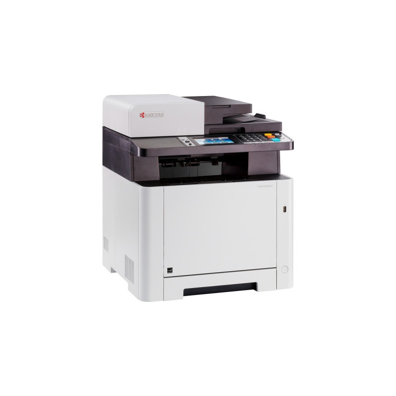 Kyocera ECOSYS M5526cdw (inkl. 3 Jahre Kyocera Life Plus), Multifunktionsdrucker(grau/schwarz, USB/LAN, WLAN, Scan, Kopie, Fax)