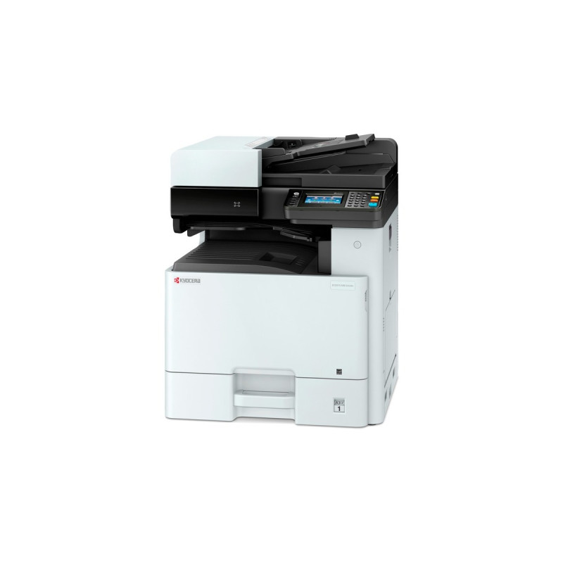 Kyocera ECOSYS M8124cidn (inkl. 3 Jahre Kyocera Life Plus), Multifunktionsdrucker(grau/schwarz, USB, LAN, Kopie, Scan)