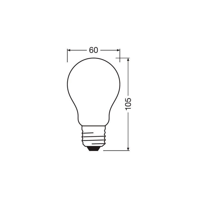 LEDVANCE Osram LED STAR Deco Classic Grün 1.6 W/7500K E27, LED-Leuchte(ersetzt 15 Watt)