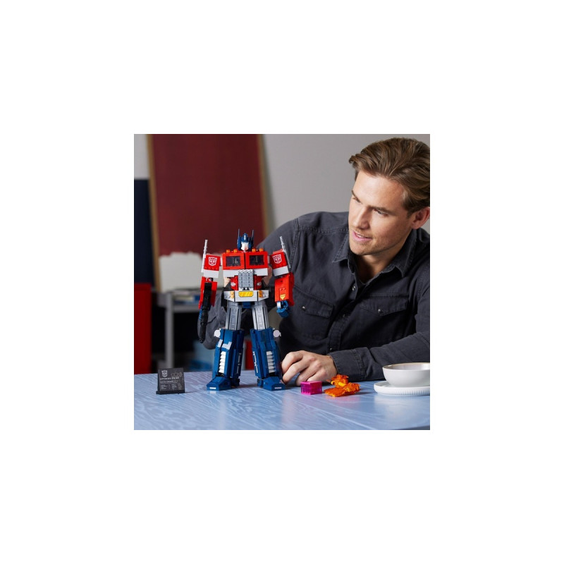 LEGO 10302 Icons Transformers Optimus Prime, Konstruktionsspielzeug(Transformers 2-in-1 Set, LKW und Roboter)
