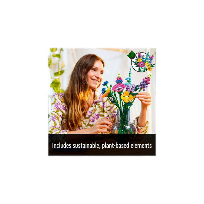 LEGO 10313 Icons Wildblumenstrauß, Konstruktionsspielzeug