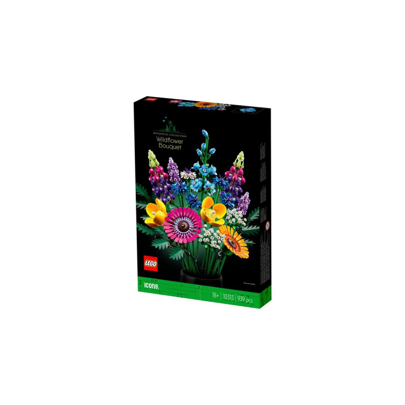 LEGO 10313 Icons Wildblumenstrauß, Konstruktionsspielzeug