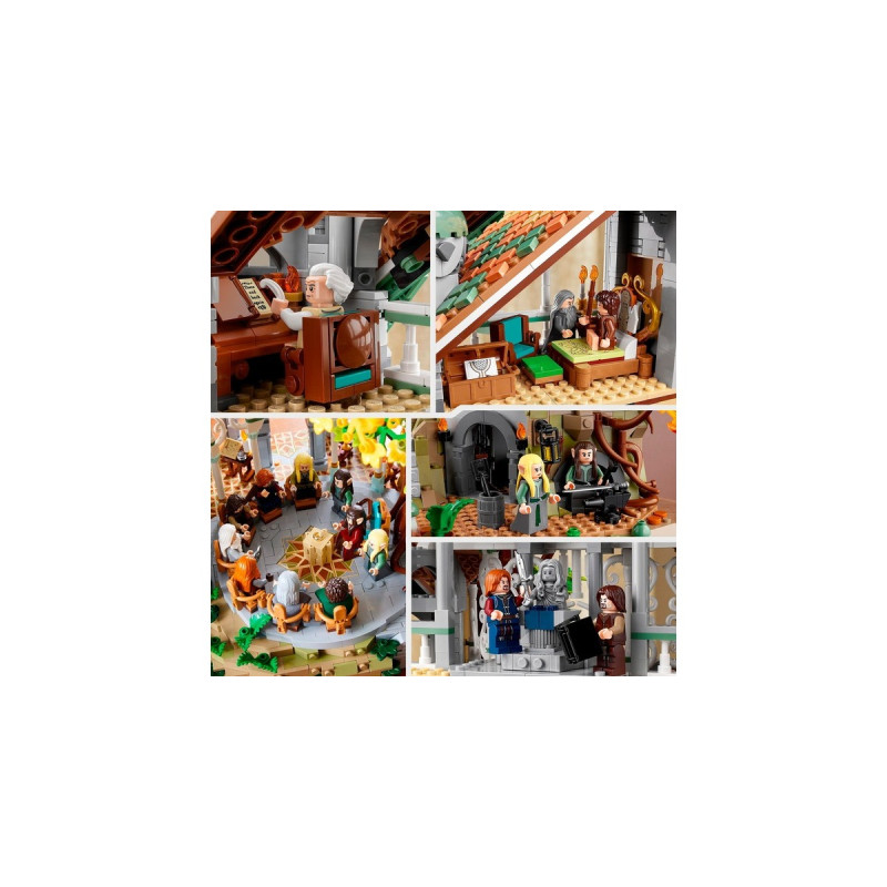 LEGO 10316 Der Herr der Ringe: Bruchtal, Konstruktionsspielzeug