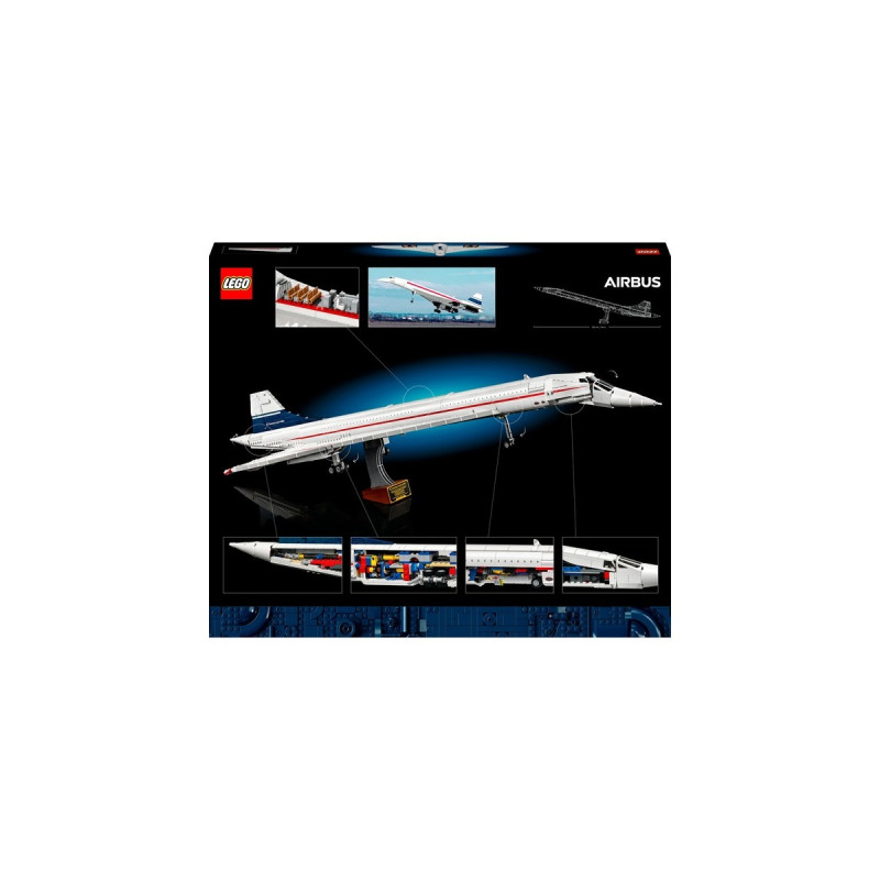 LEGO 10318 Icons Concorde, Konstruktionsspielzeug