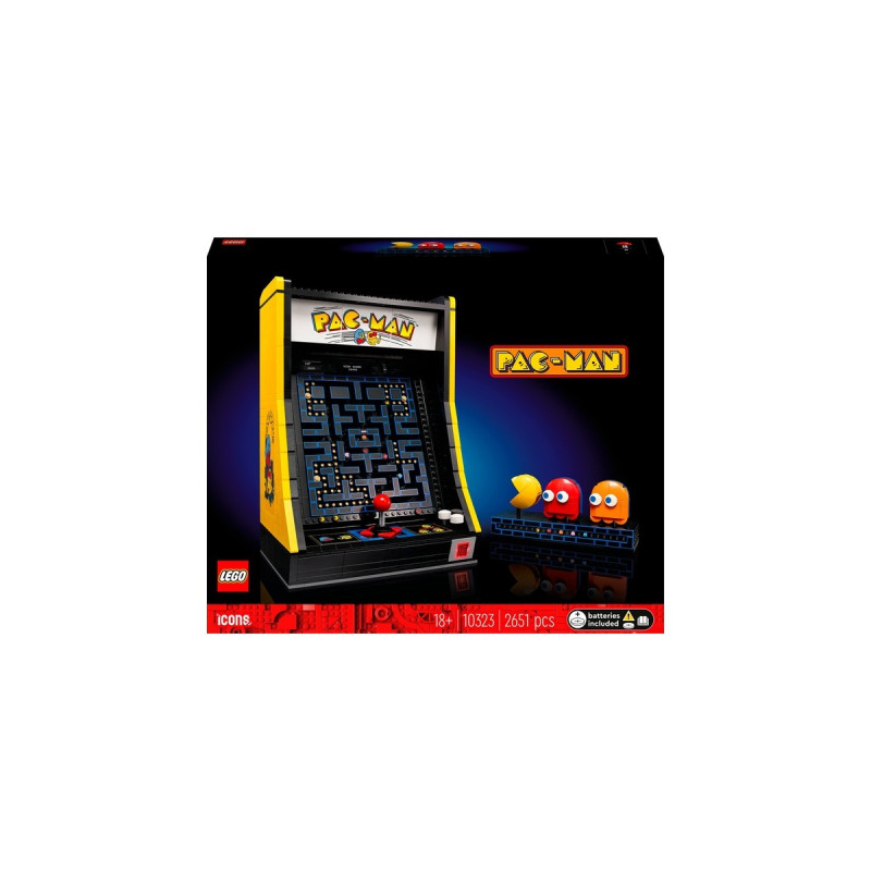 LEGO 10323 Icons PAC-MAN Spielautomat, Konstruktionsspielzeug