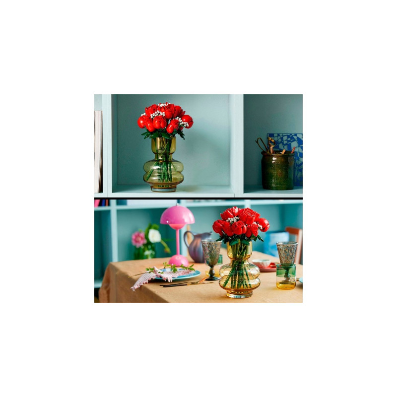 LEGO 10328 Icons Rosenstrauß, Konstruktionsspielzeug