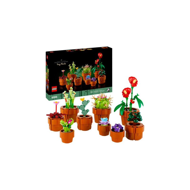 LEGO 10329 Icons Mini Pflanzen, Konstruktionsspielzeug