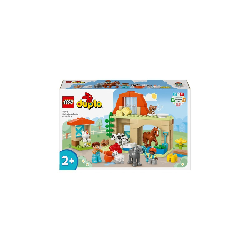 LEGO 10416 DUPLO Tierpflege auf dem Bauernhof, Konstruktionsspielzeug