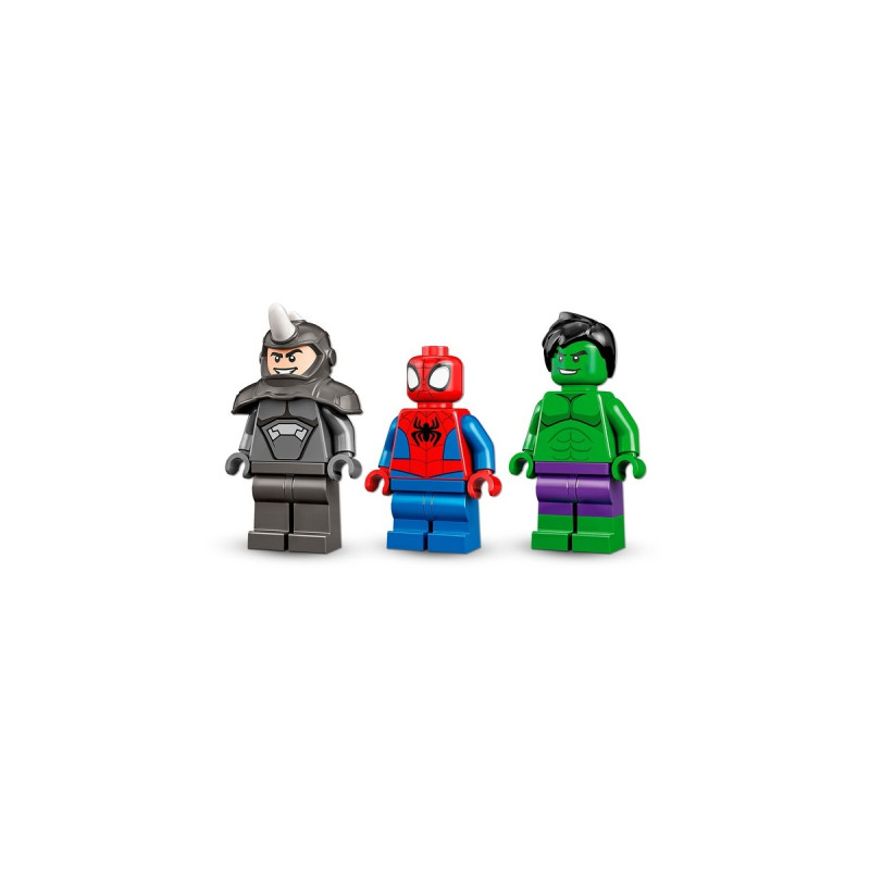 LEGO 10782 Marvel Spidey und seine Super-Freunde: Hulks und Rhinos Monster Truck-Duell, Konstruktionsspielzeug