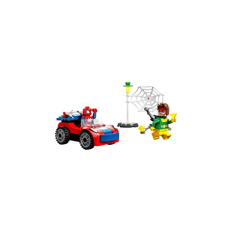 LEGO 10789 Marvel Spidey und seine Super-Freunde Spider-Mans Auto und Doc Ock, Konstruktionsspielzeug