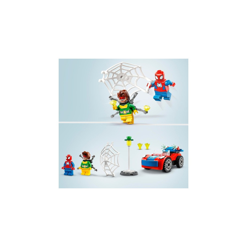 LEGO 10789 Marvel Spidey und seine Super-Freunde Spider-Mans Auto und Doc Ock, Konstruktionsspielzeug