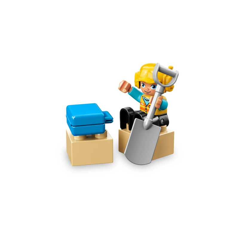 LEGO 10872 DUPLO Eisenbahnbrücke und Schienen, Konstruktionsspielzeug