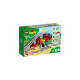 LEGO 10872 DUPLO Eisenbahnbrücke und Schienen, Konstruktionsspielzeug