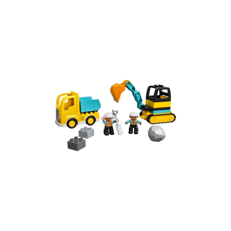 LEGO 10931 DUPLO Bagger und Laster, Konstruktionsspielzeug