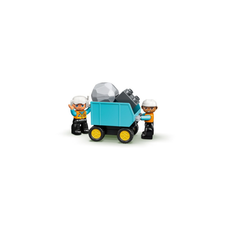 LEGO 10931 DUPLO Bagger und Laster, Konstruktionsspielzeug