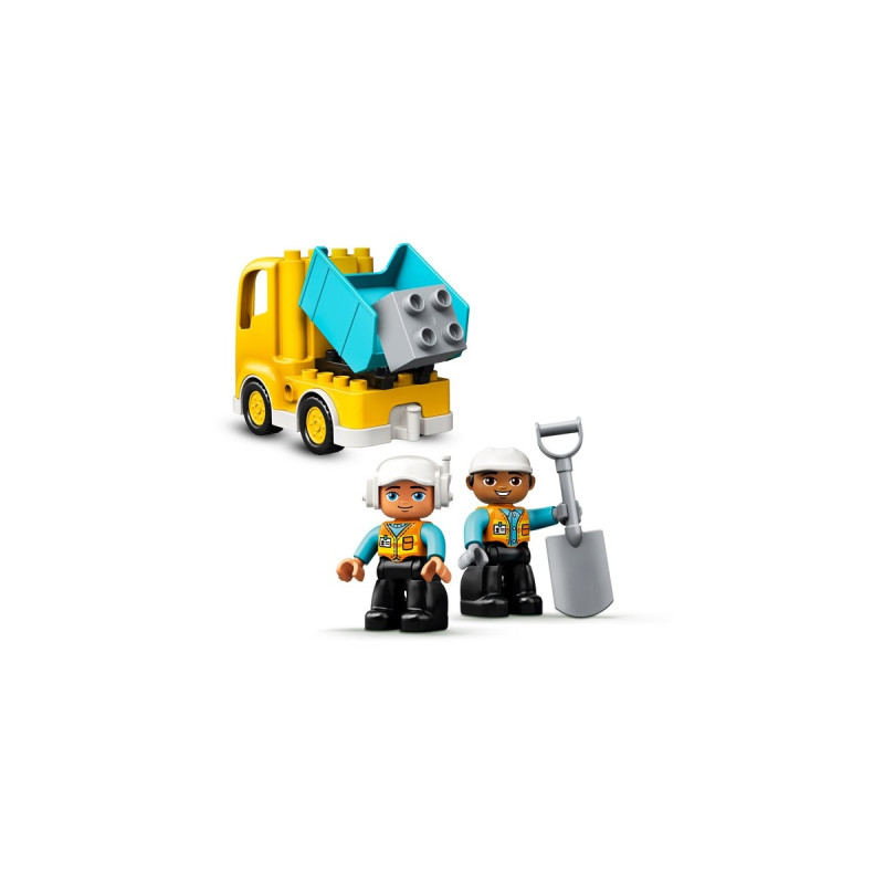LEGO 10931 DUPLO Bagger und Laster, Konstruktionsspielzeug