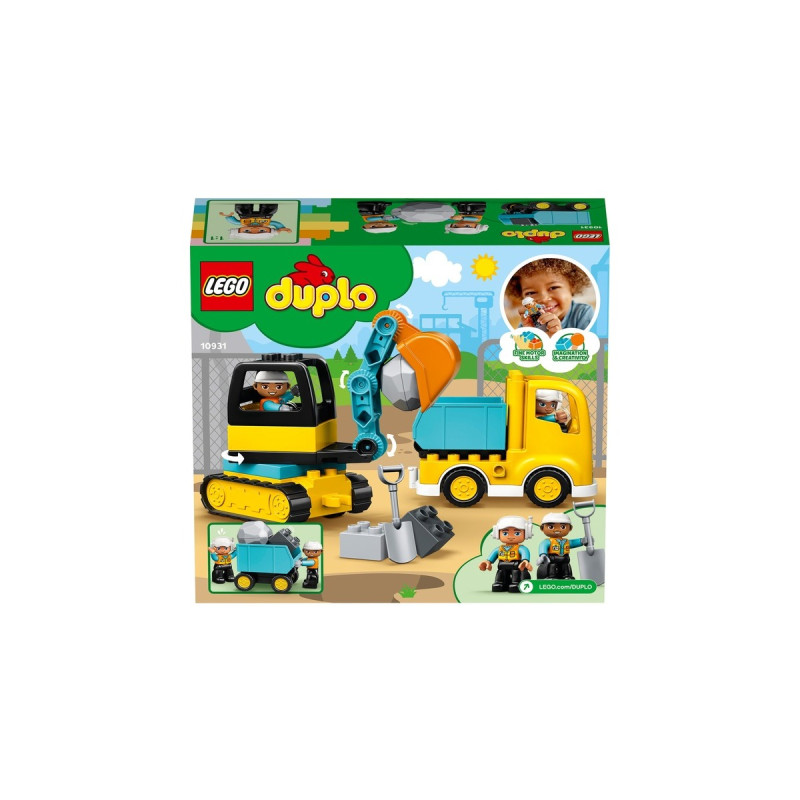 LEGO 10931 DUPLO Bagger und Laster, Konstruktionsspielzeug