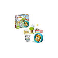 LEGO 10977 DUPLO Mein erstes Hündchen & Kätzchen, Konstruktionsspielzeug(mit Ton)