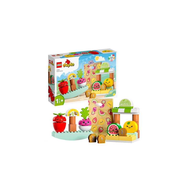 LEGO 10983 DUPLO Biomarkt, Konstruktionsspielzeug