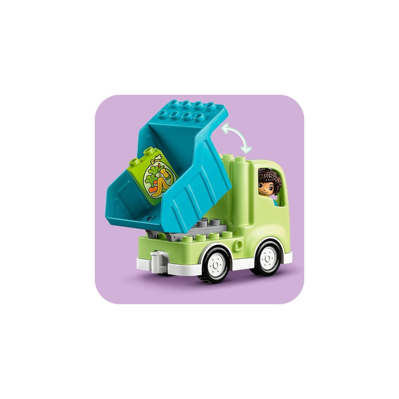 LEGO 10987 DUPLO Recycling-LKW, Konstruktionsspielzeug