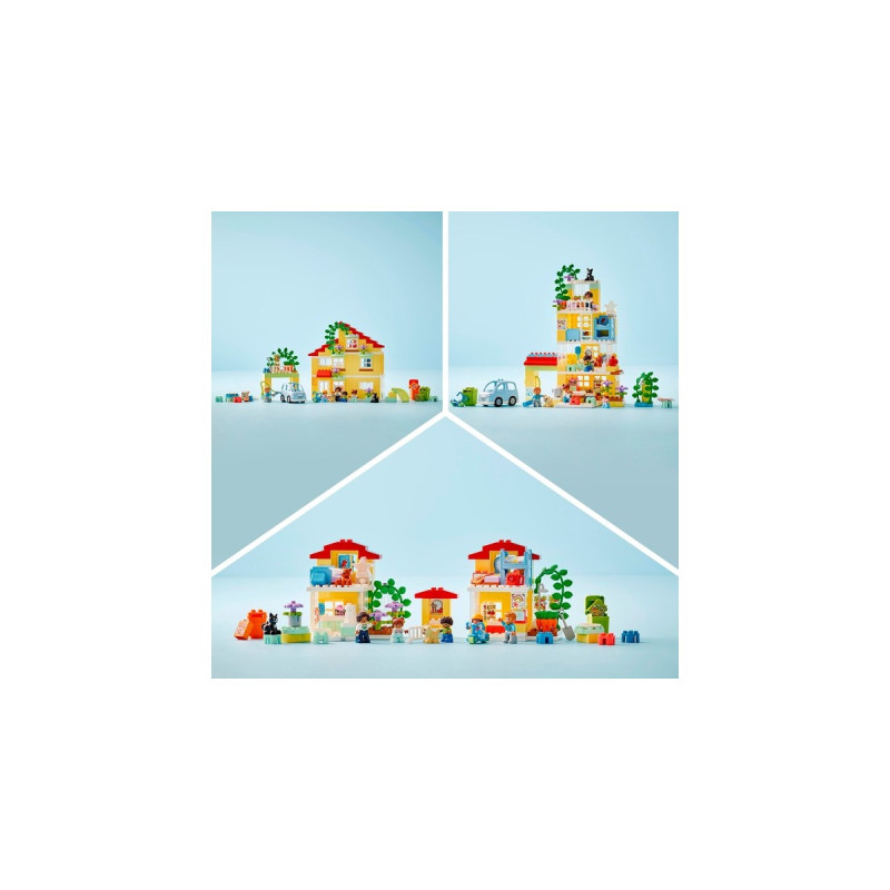 LEGO 10994 DUPLO 3-in-1-Familienhaus, Konstruktionsspielzeug