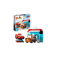 LEGO 10996 DUPLO Lightning McQueen und Mater in der Waschanlage, Konstruktionsspielzeug