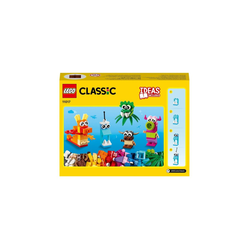 LEGO 11017 Classic Kreative Monster, Konstruktionsspielzeug