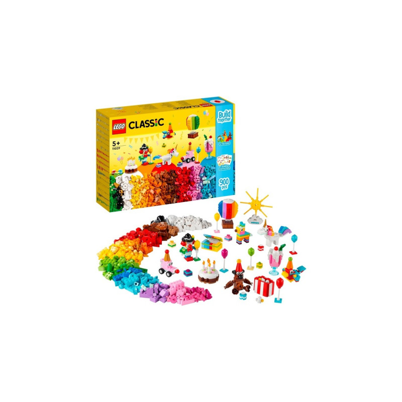 LEGO 11029 Classic Party Kreativ-Bauset, Konstruktionsspielzeug