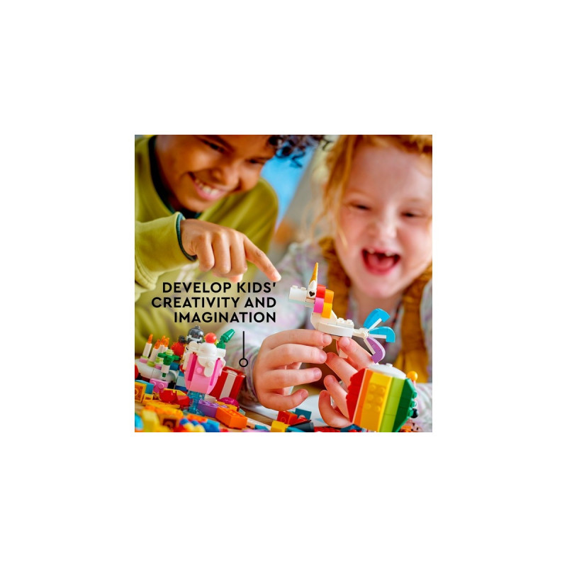 LEGO 11029 Classic Party Kreativ-Bauset, Konstruktionsspielzeug