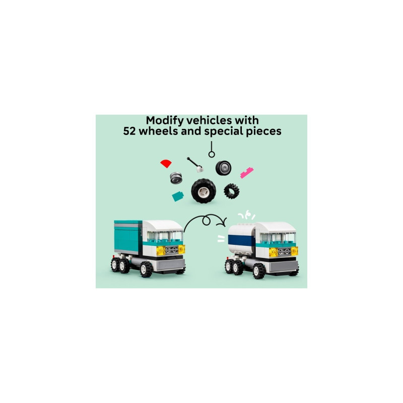 LEGO 11036 Classic Kreative Fahrzeuge, Konstruktionsspielzeug