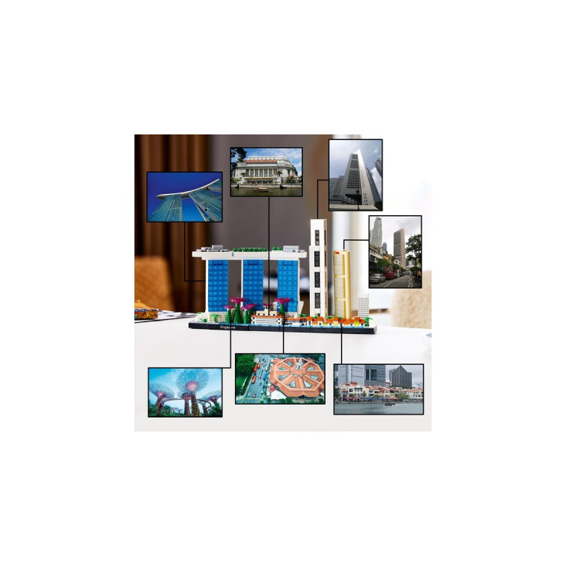 LEGO 21057 Architecture Singapur, Konstruktionsspielzeug