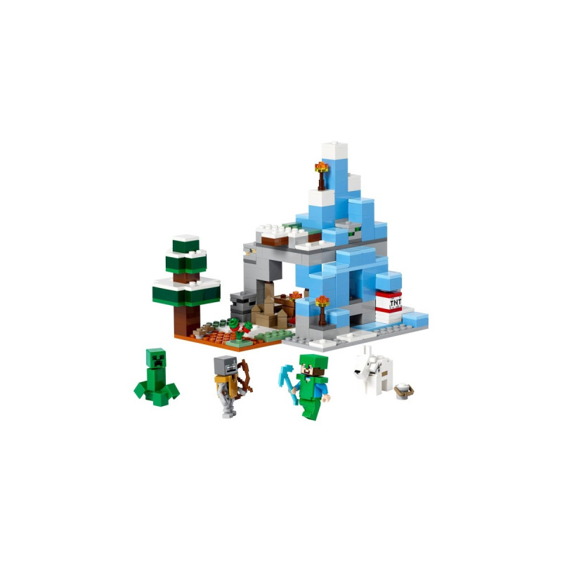 LEGO 21243 Minecraft Die Vereisten Gipfel, Konstruktionsspielzeug