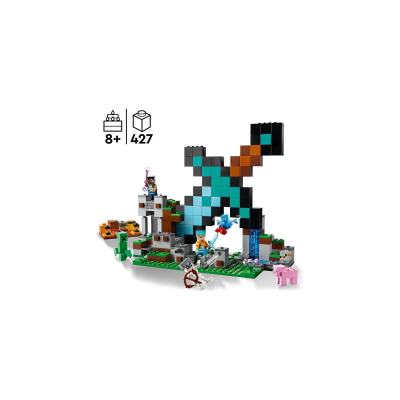 LEGO 21244 Minecraft Der Schwert-Außenposten, Konstruktionsspielzeug